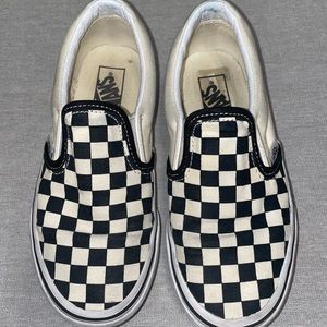 Kids checkered VANS